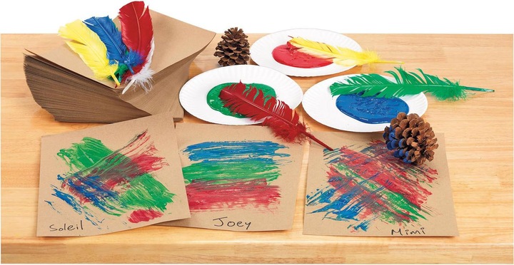 Actual product image Colorations Colouring - Feathers 30 cm, set of 24