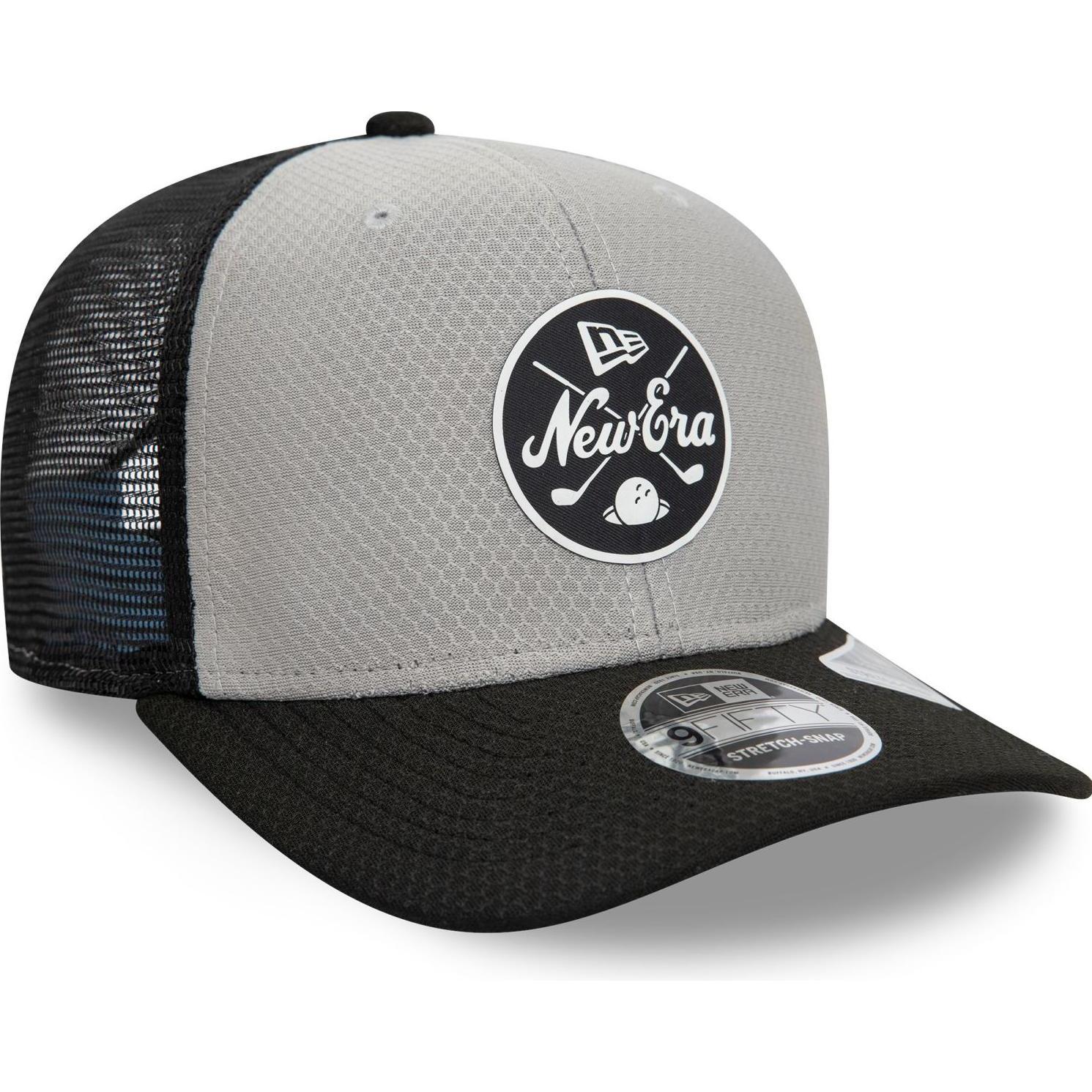 Thumbnail - New Era, Herren, Cap, 9Fifty Stretch Snapback Cap - HEX TECH Mesh - M/L, Grau, (M)