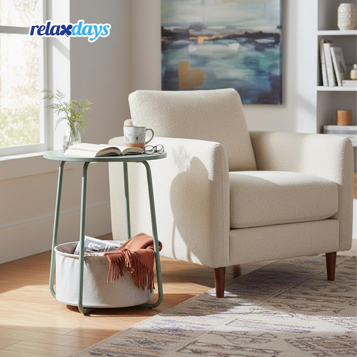 Image du produit Relaxdays Table d'appoint (40 x 40 x 50 cm)
