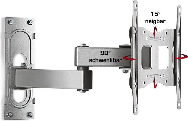 Produktbild VCM TV VESA Wandhalterung neigbar schwenkar FS3 (Wand, 15 kg, 15" - 37")