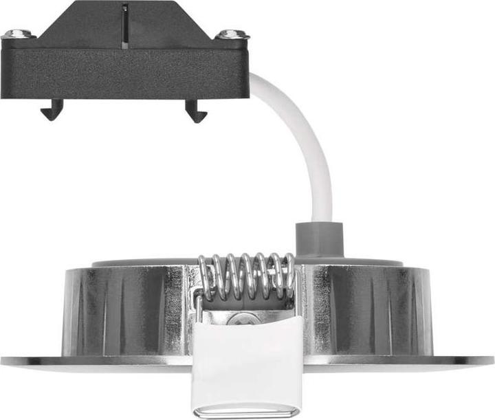 Immagine prodotto Emos Spot LED a soffitto Esclusivo argento, rotondo, 5W bianco caldo (450 lm)