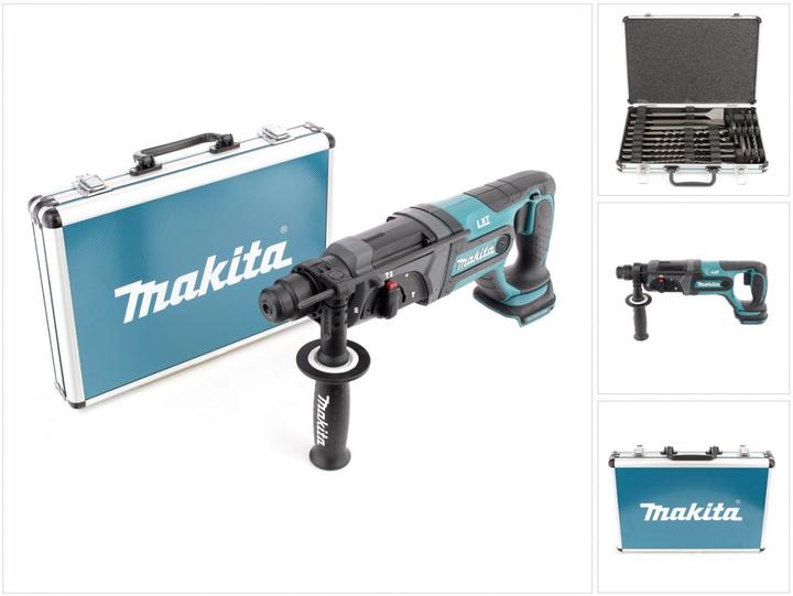 Produktbild Makita DHR 241 18 V Li-ion Akku Bohrhammer mit SDS-Plus Aufnahme Solo + D-42444 SDS-Plus (Bohrhammer)