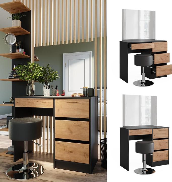 Actual product image Vicco Sherry with mirror & stool (90 x 40 x 75 cm)
