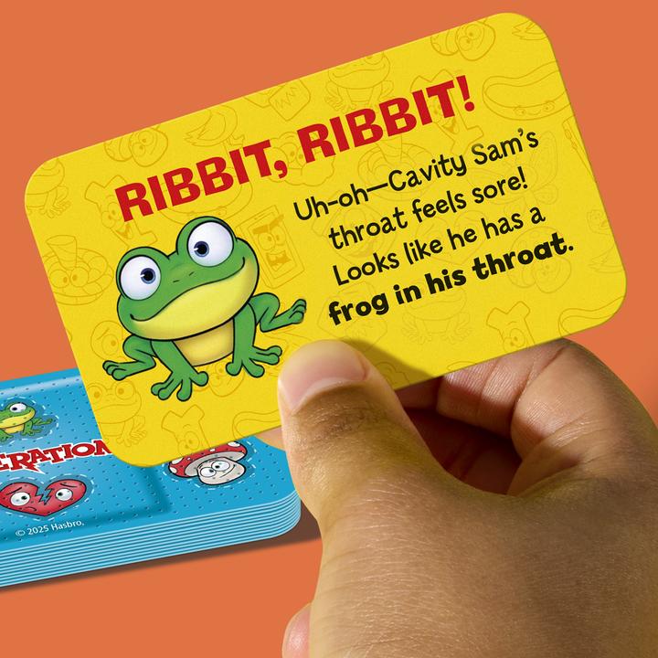 Actual product image Hasbro Gaming Doktor Bibber elektronisches Brettspiel in einer Tragebox