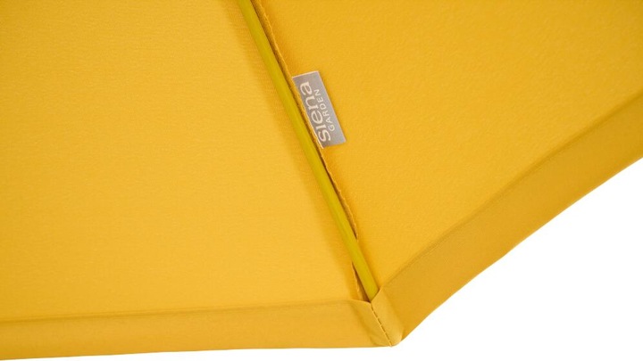 Actual product image Siena Garden Paolo centre pole parasol mustard Ø 270 cm (2.65 m)