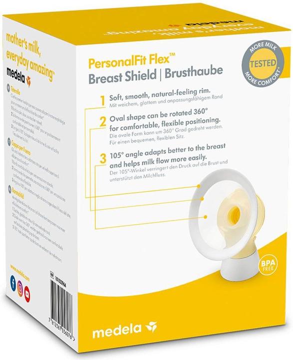 Produktbild Medela PersonalFit Flex, 2 Brusthauben Grösse L (27mm)