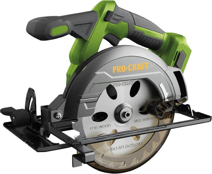 Produktbild Procraft PCA32-BB Akku Handkreissäge 20 V 165 mm Brushless + 2x Akku 2,0 Ah + Ladegerät
