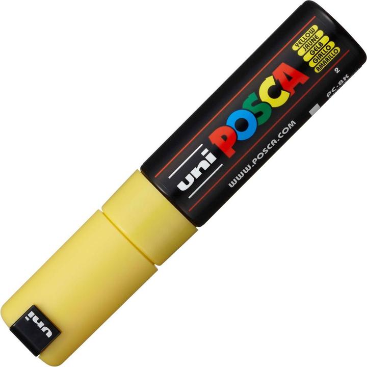 Actual product image Posca Bold Marker PC-8K (Yellow, 8 mm, 1 x)