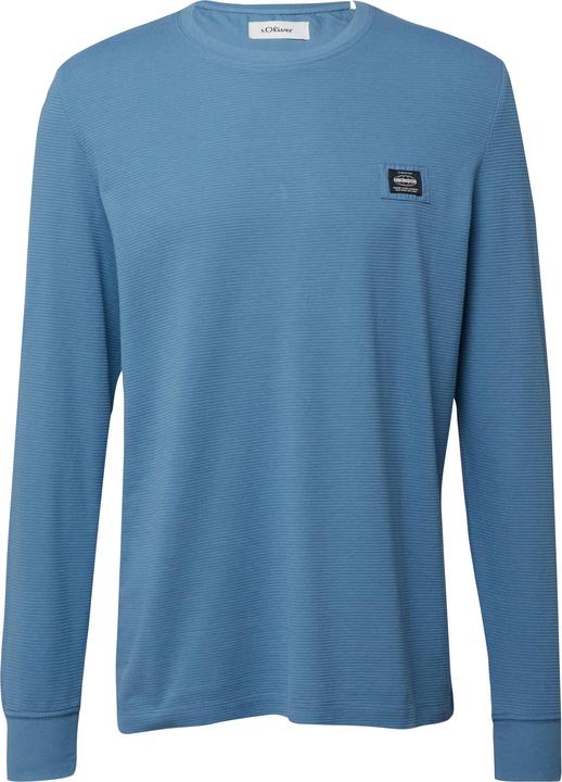 Produktbild s.Oliver T-Shirt Strukturiertes Longsleeve mit Ärmelbündchen (S)
