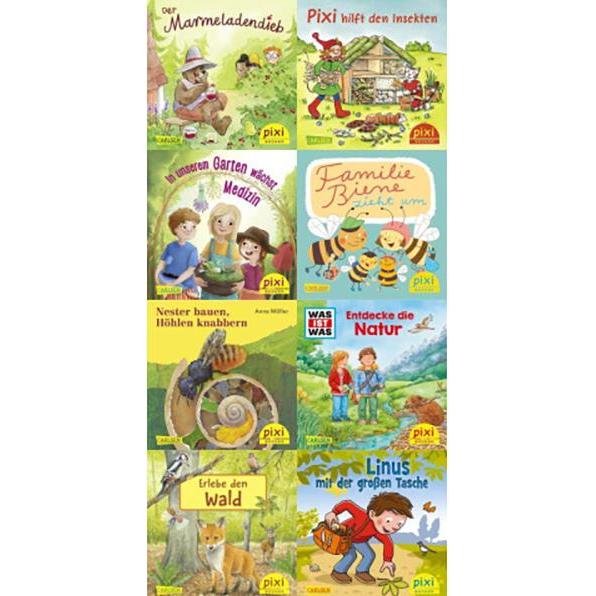 Pixi-Box 290: Pixi liebt die Natur (8x8 Exemplare), 64 Teile, Kinderbücher von Diverse