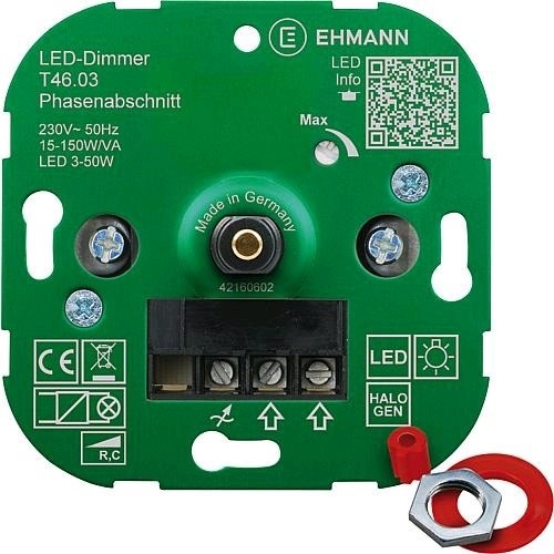 Immagine prodotto Ehmann T4603 Dimmer UP per LED e lampade a risparmio energetico