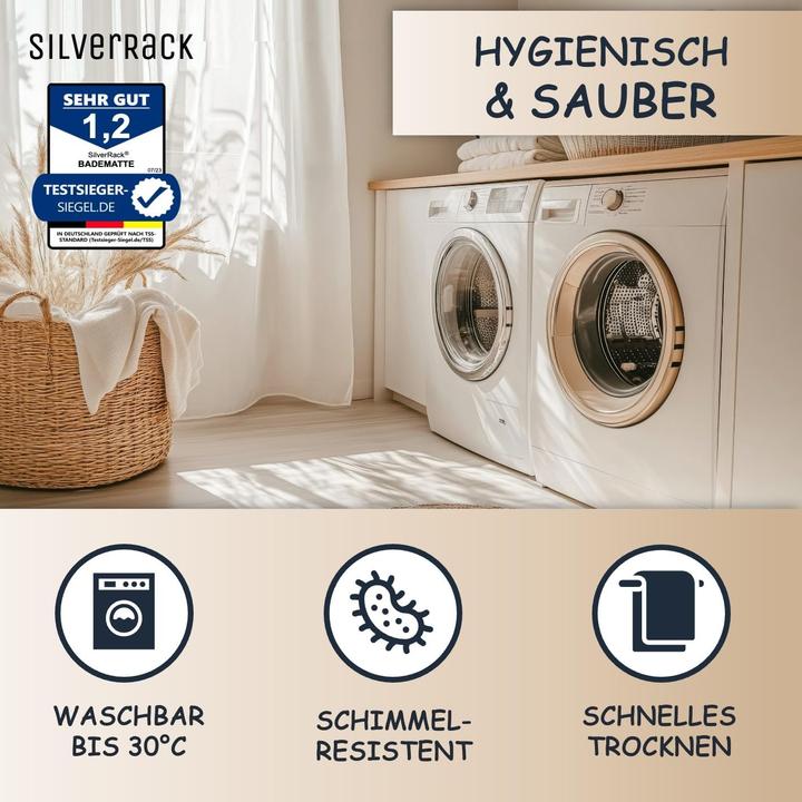 Produktbild Silverrack Rutschfeste Badewannenmatte für Kinder