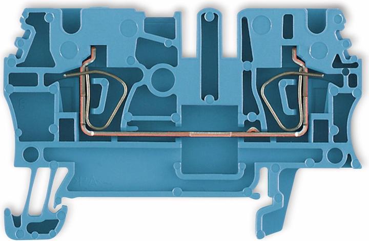 Actual product image Weidmüller Blue ZDU2.5 standard DIN rail terminal