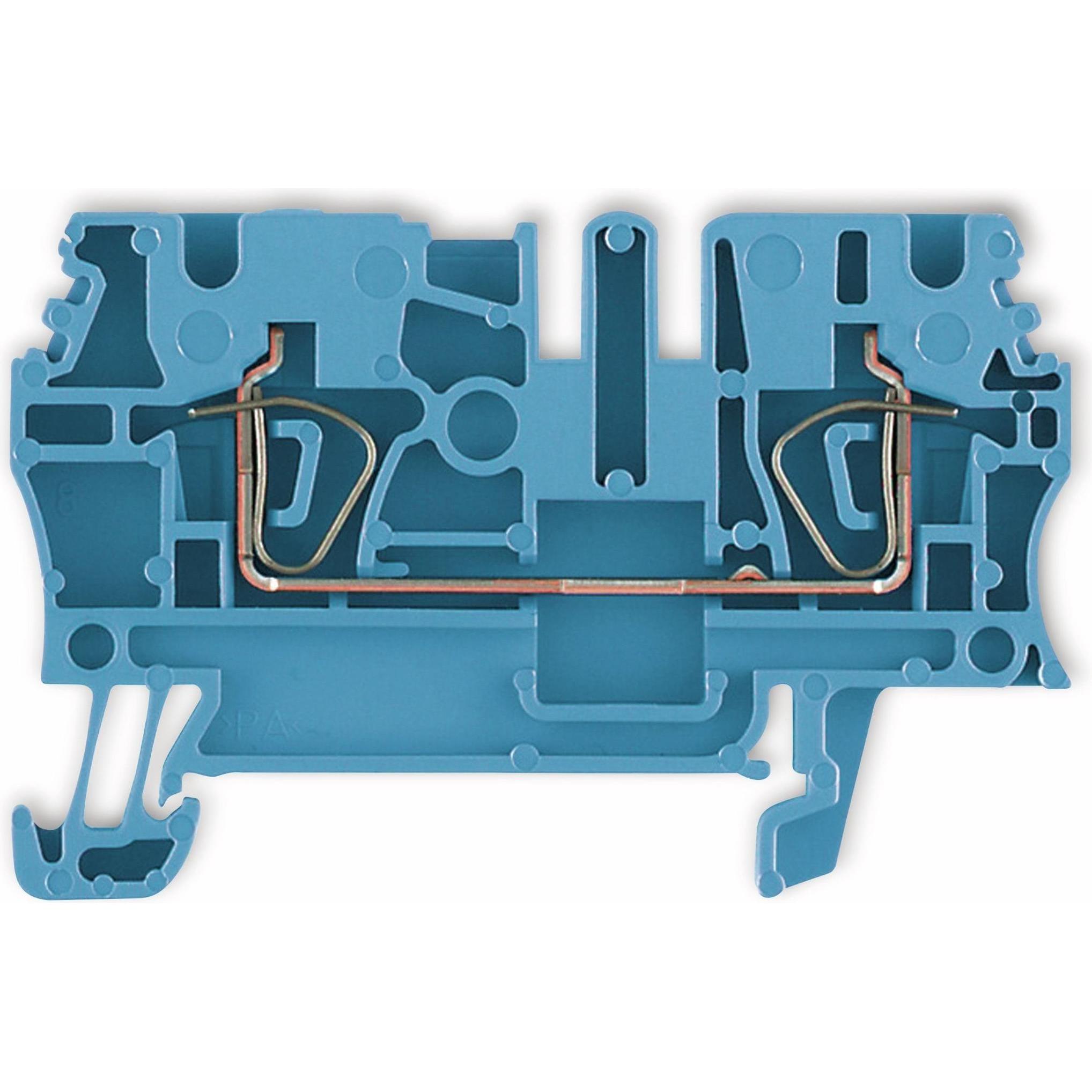 Weidmüller Reihenklemme ZDU 2,5 blau, Elektronikzubehör + Gehäuse, Blau
