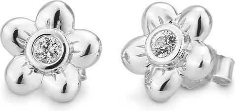 Produktbild Breuning Ohrschmuck - E.Safir Weiss (750/18 K Gold)