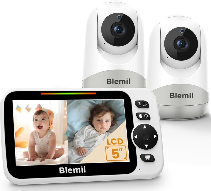 Produktbild Blemil Babyphone mit 2 Kameras (Babyphone mit Kamera)