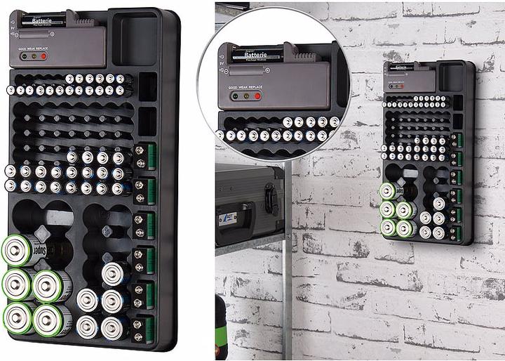 Immagine prodotto TKA Organizzatore di batterie 2in1