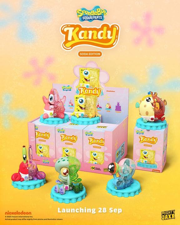 Produktbild Mighty Jaxx Kandy x Sanrio présentoir Blind Box Kandy x Jason Freeny Collection Spongebob (Soda Edition)(6)