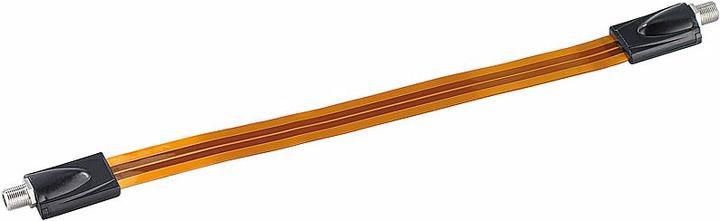 Actual product image EsoSAT Extra-flat Premium Sat window feed-through with 2 F-connectors (100 dB, Window bushing)