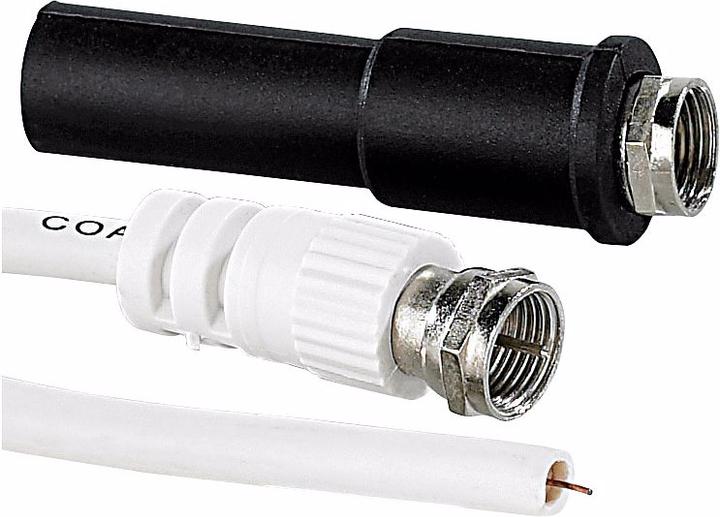 Produktbild EsoSAT Sat-Anschluss-Set mit zuschneidbarem Kabel und 2 F-Steckern