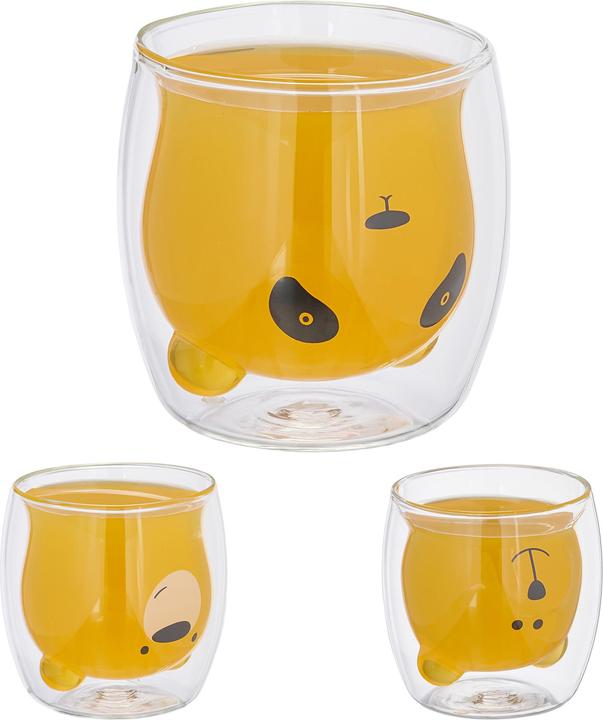 Relaxdays Doppelwandige Gläser (0.30 l, 1x)