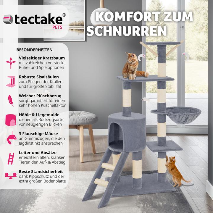 Produktbild tectake Dominik (144 cm, Grau)
