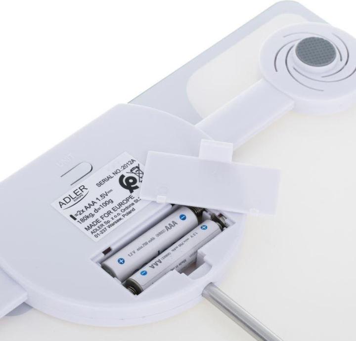 Image du produit Adler Balai de salle de bain AD 8174w (180 kg)