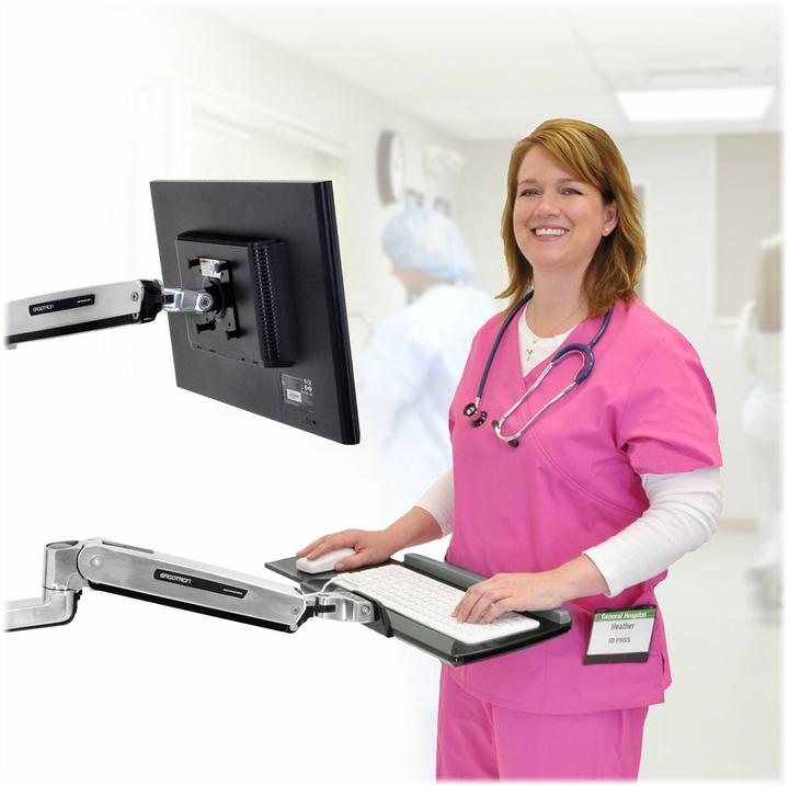 Immagine prodotto Ergotron Braccio per tastiera a parete LX sit-stand (Muro, 2.20 kg)