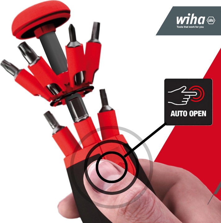 Actual product image Wiha LiftUp 26one (Torx (TX), Phillipps cross recess (PH), Pozidriv cross recess (PZ), Sorceress, Port, Square)