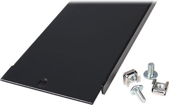 Actual product image StarTech 2 U rack blind panel for 19 inch server cabinets and racks