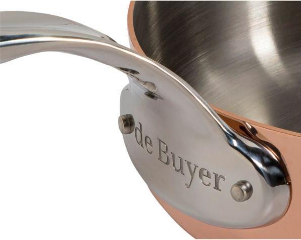 Immagine prodotto de Buyer prima matera (24 cm, Padella per friggere, Rame, Acciaio inossidabile)