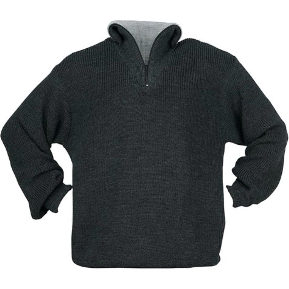 Scheibler, Herren, Pullover, Pullover Grösse XL anthrazit, Grau, (XL)