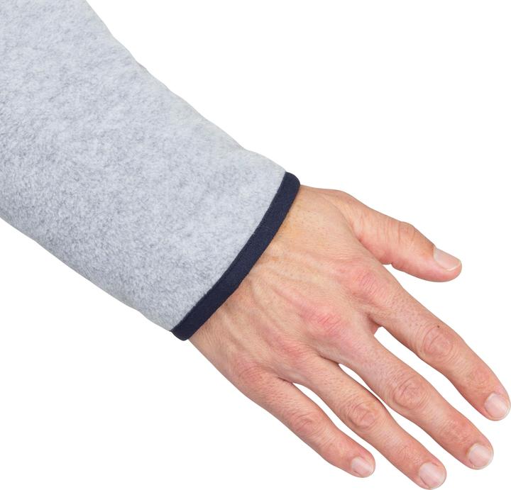 Actual product image Tribord Fleecejacke Segeln Herren warm Sailing 100 grau/marineblau (4XL)