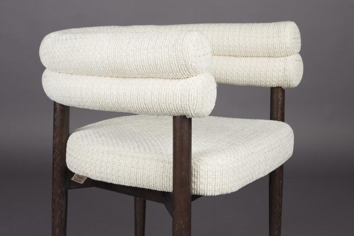 Actual product image Dutchbone Sela Dining Chair Off White