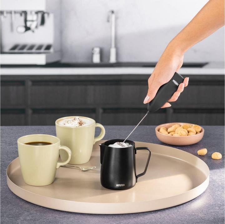 Actual product image Xavax Stainless steel barista milk jug, milk froth jug, 350ml, matt black