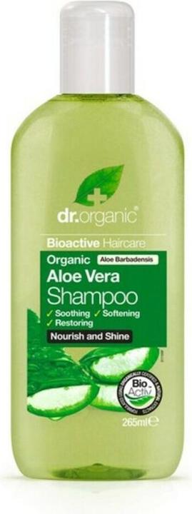 Actual product image Dr. Organic Aloe Vera Shampoo 265ml (265 ml, Liquid shampoo)