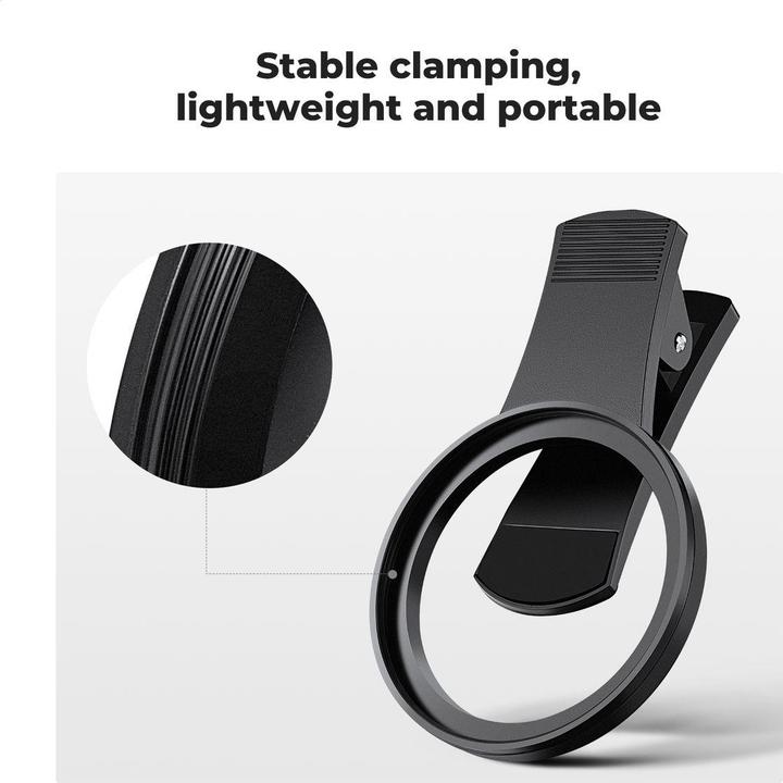 Image du produit K&F Concept Clip magnétique pour téléphone 52 mm + filtre CPL magnétique 67 mm, HD, revêtement, étanche