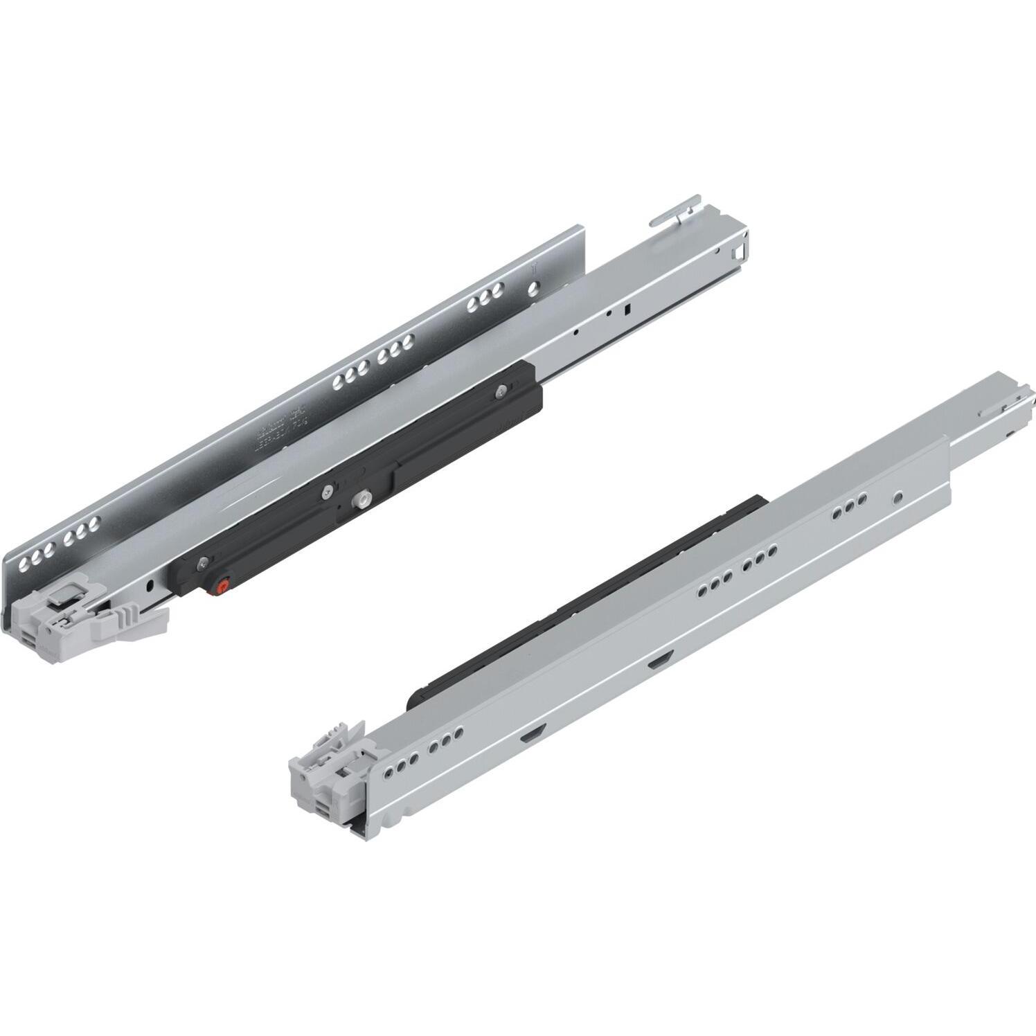 Blum, Schubladenauszüge, LEGRABOX Korpusschiene mit TIP-ON, Vollauszug, 70 kg, NL 500 mm, links/rechts, verzinkt