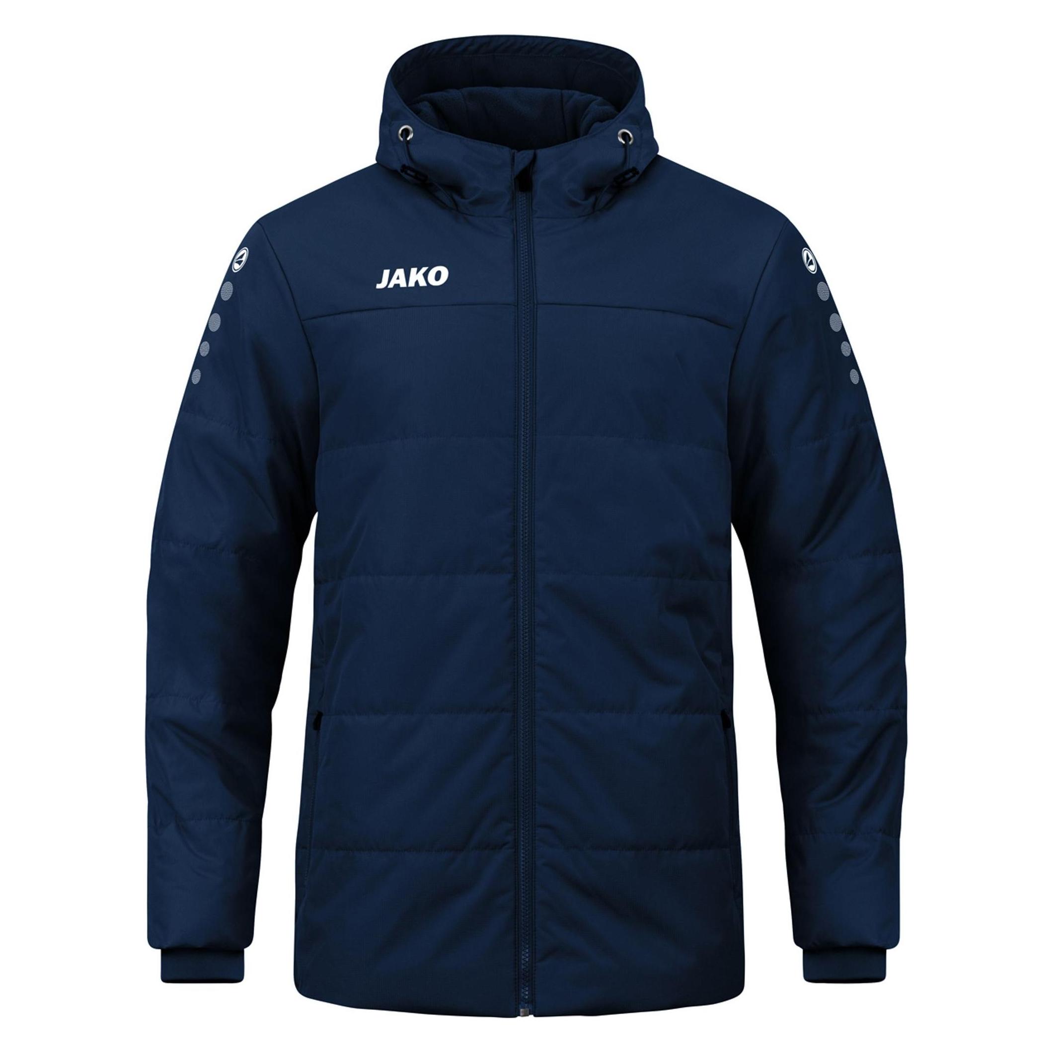 Jako, Herren, Outdoorjacken, Coachjacke Team Mit Kapuze (Xl), Blau, Xl