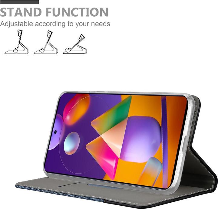 Actual product image Cadorabo Book Jeans Optics Cover (Samsung Galaxy M31s)