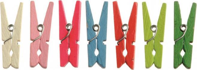 Actual product image Glorex Clothespins
