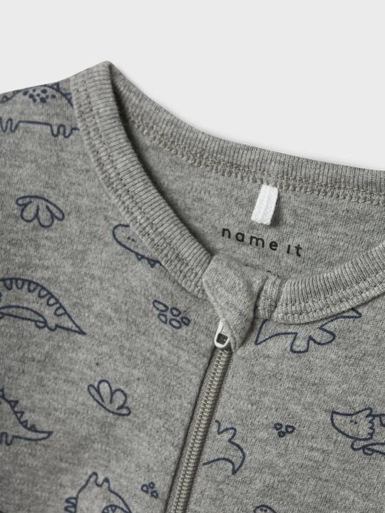 Produktbild Name it Nbmnightsuit 2p Zip Ff Grey Dino Noos (86)