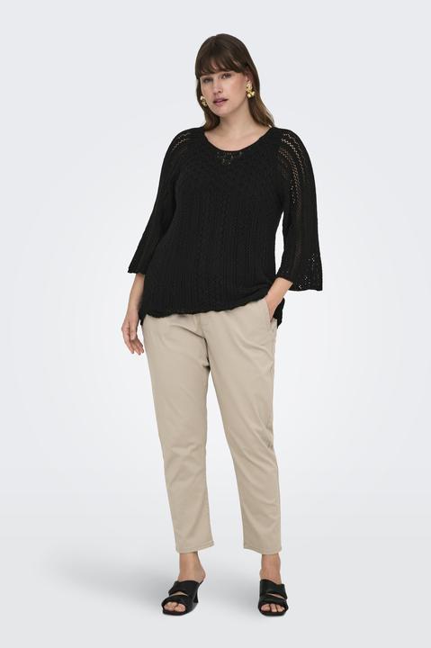 Produktbild Only Normal geschnitten Rundhals Plus Pullover Strickpullover (L)