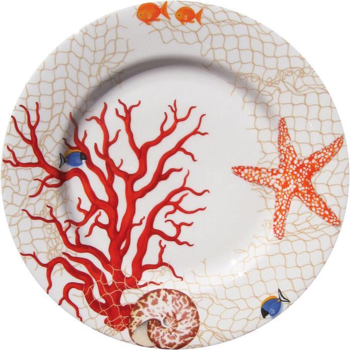 Taitù Mare Teller flach, Teller, Mehrfarbig