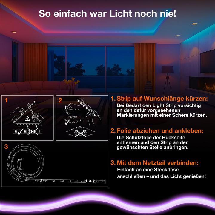 Produktbild Ledvance Smart+ Flex (Mehrfarbig, 100 cm, Indoor)