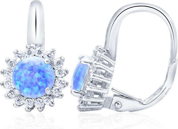 Immagine prodotto Beneto Orecchini in argento con cristalli opalescenti AGUC1204 (L)