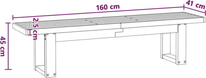 Produktbild vidaXL Essbereich Sitzmöbel (41 cm)