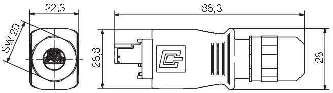 Image du produit Weidmüller Composant réseau IE-PS-V14M-HYB-10P