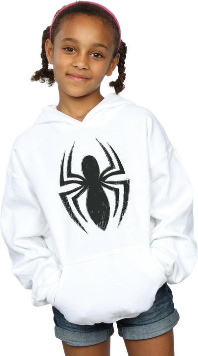 Image du produit - Sweat à capuche SPIDER-MAN ULTIMATE SPIDER LOGO - Fille (152, 158)