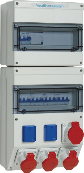 Actual product image Walther Werke WAL 6890401 Plastic socket outlet combination Wall-mounted housing